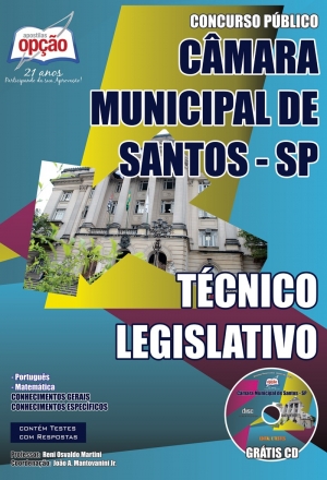 Câmara Municipal de Santos / SP-TÉCNICO LEGISLATIVO